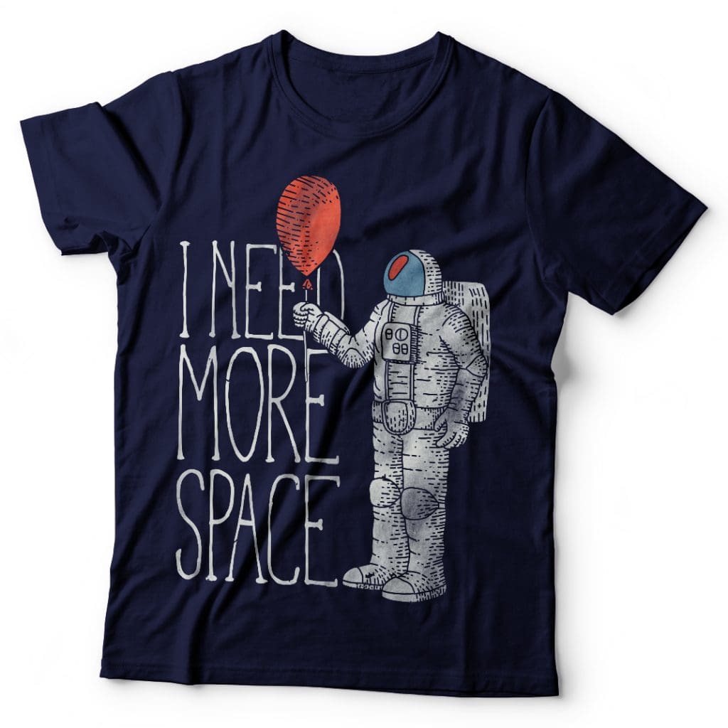 t shirt astronaut