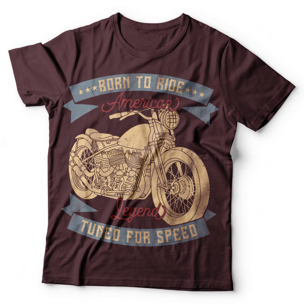 Motorcycle commercial use t shirt designs