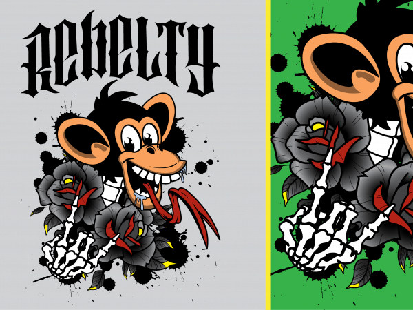 Rebelty tshirt design