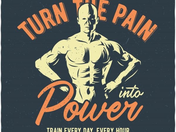 Turn the pain buy t shirt design