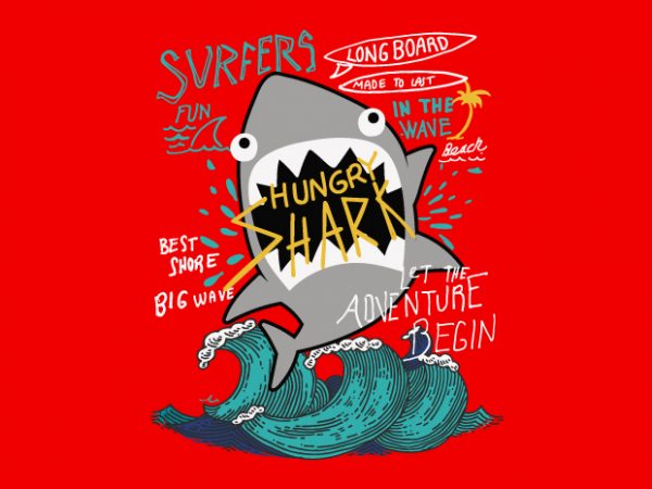 Shark buy t shirt design