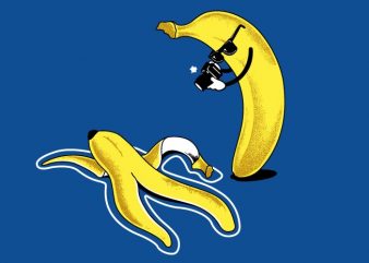 Banana Murder vector t-shirt design