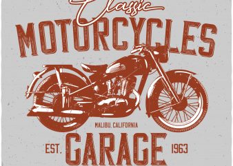 Motorcycle t shirt design png