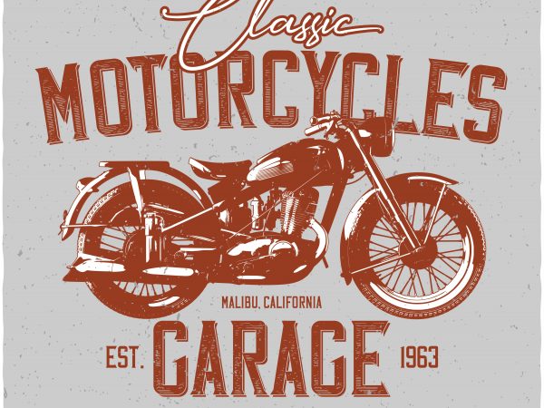 Motorcycle t shirt design png