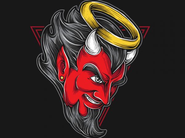 Red devil buy t shirt design