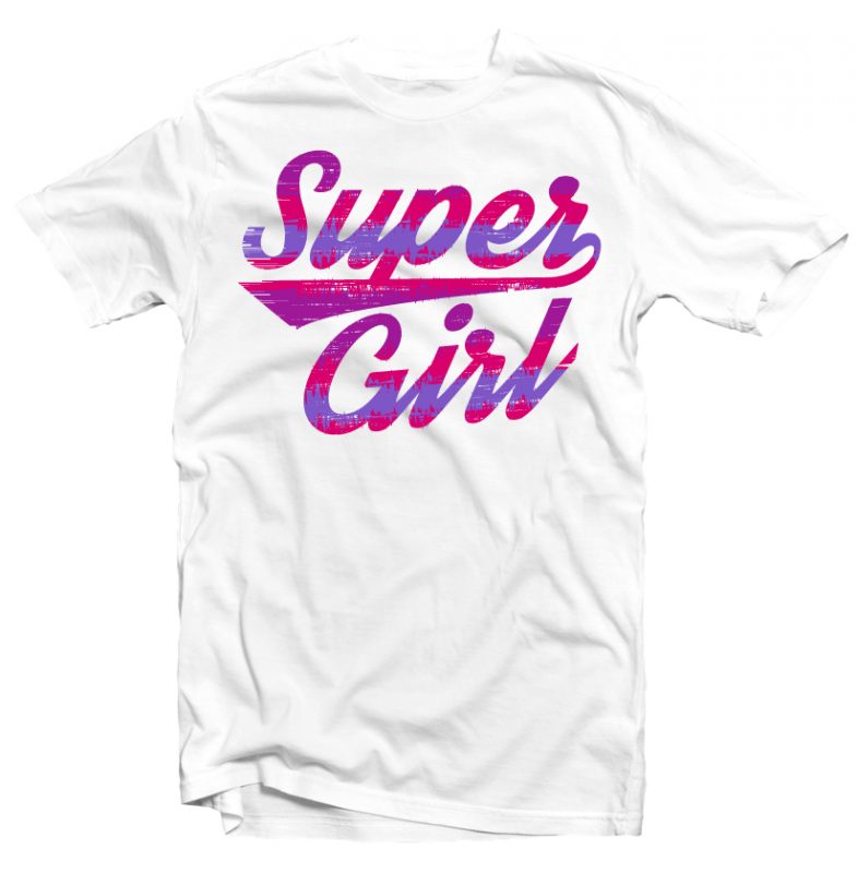 Super Girl t shirt designs for sale