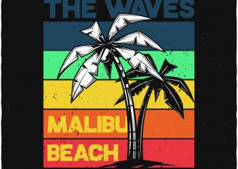 Ride the waves buy t shirt design for commercial use