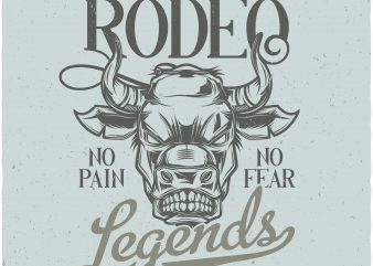 Wild west rodeo t shirt design to buy
