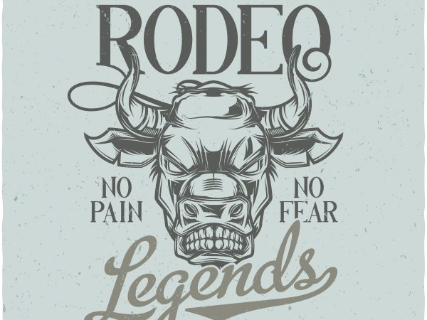 Wild west rodeo t shirt design to buy