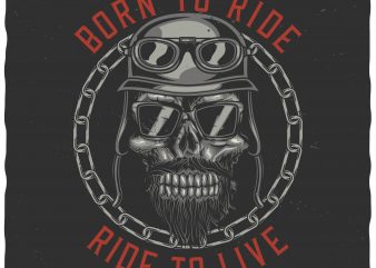 Biker t shirt design png