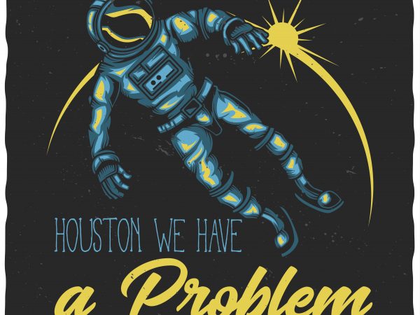 Astronaut design for t shirt