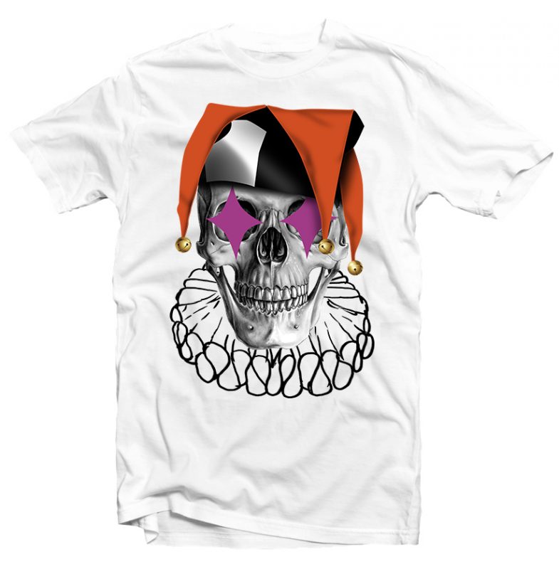 Skull Jester shirt design png - Buy t-shirt designs