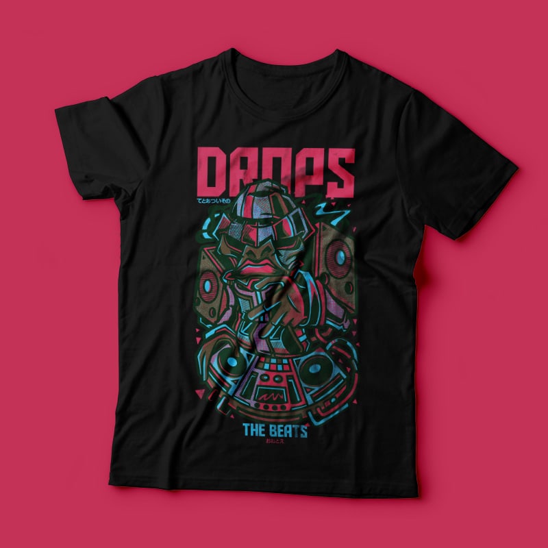 Drops the Beats t shirt designs for sale