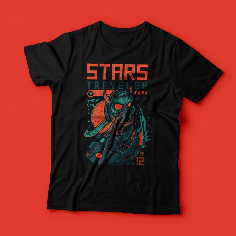 Star Traveller buy t shirt designs artwork