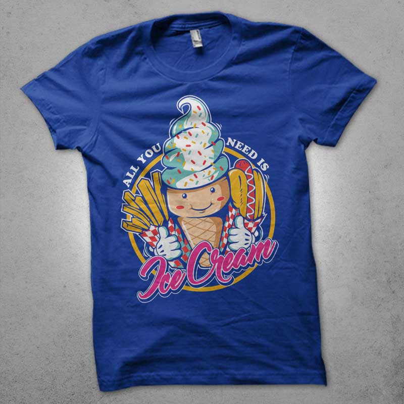 ice cream print shirt