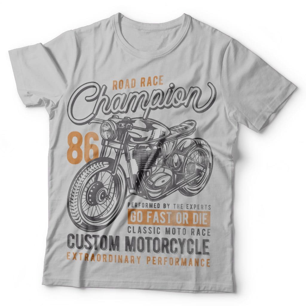 Road race champion tshirt designs for merch by amazon
