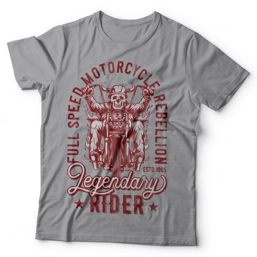 legendary rider tshirt design for sale