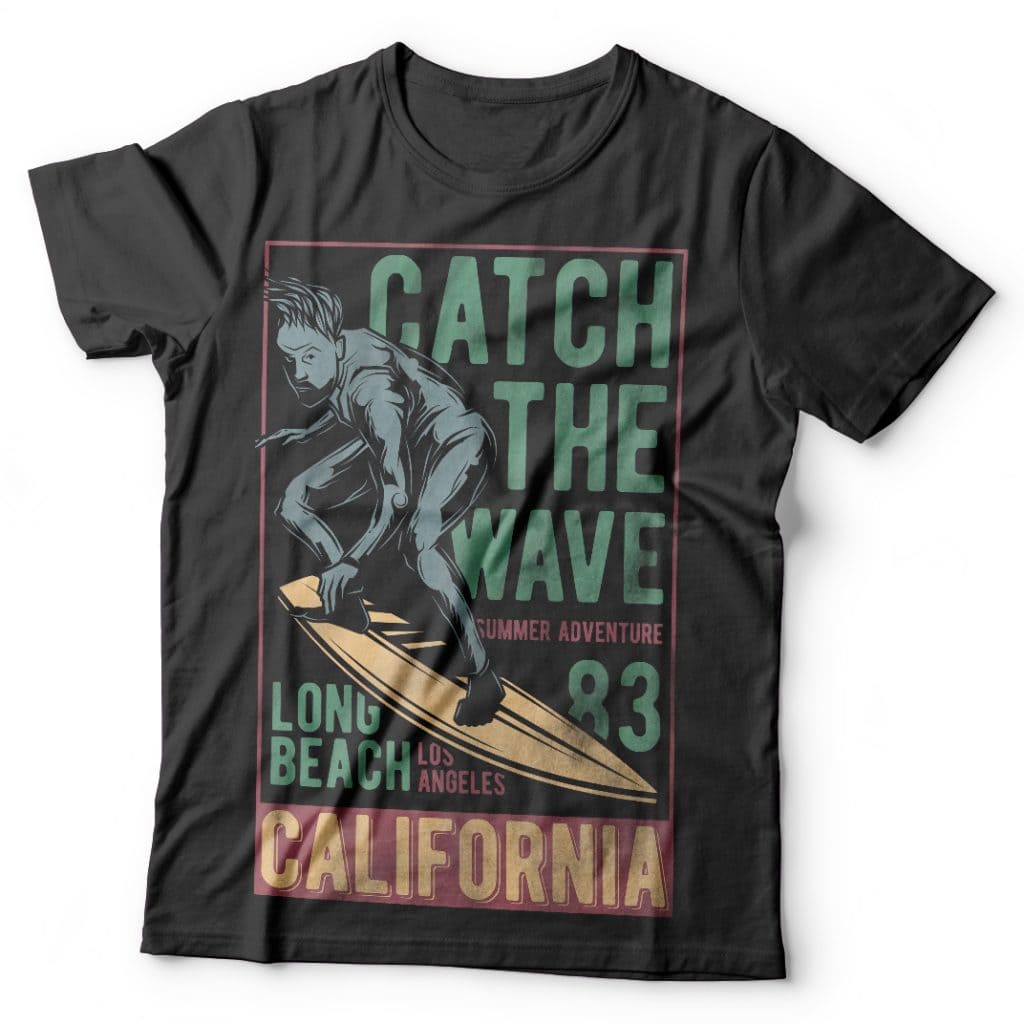 catch the wave t shirt