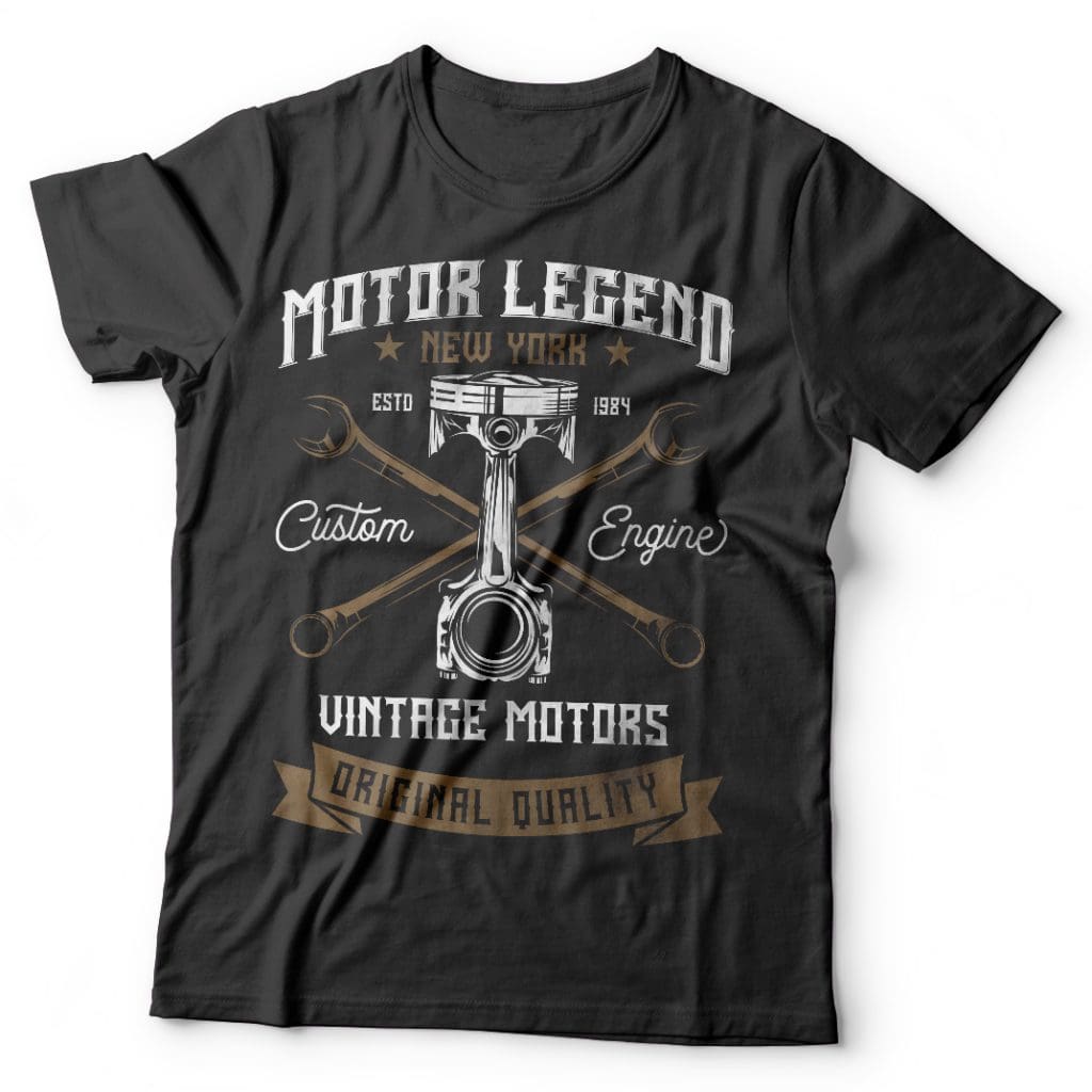 Vintage motors tshirt factory