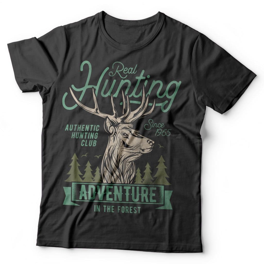 Hunting adventure t-shirt designs for merch by amazon
