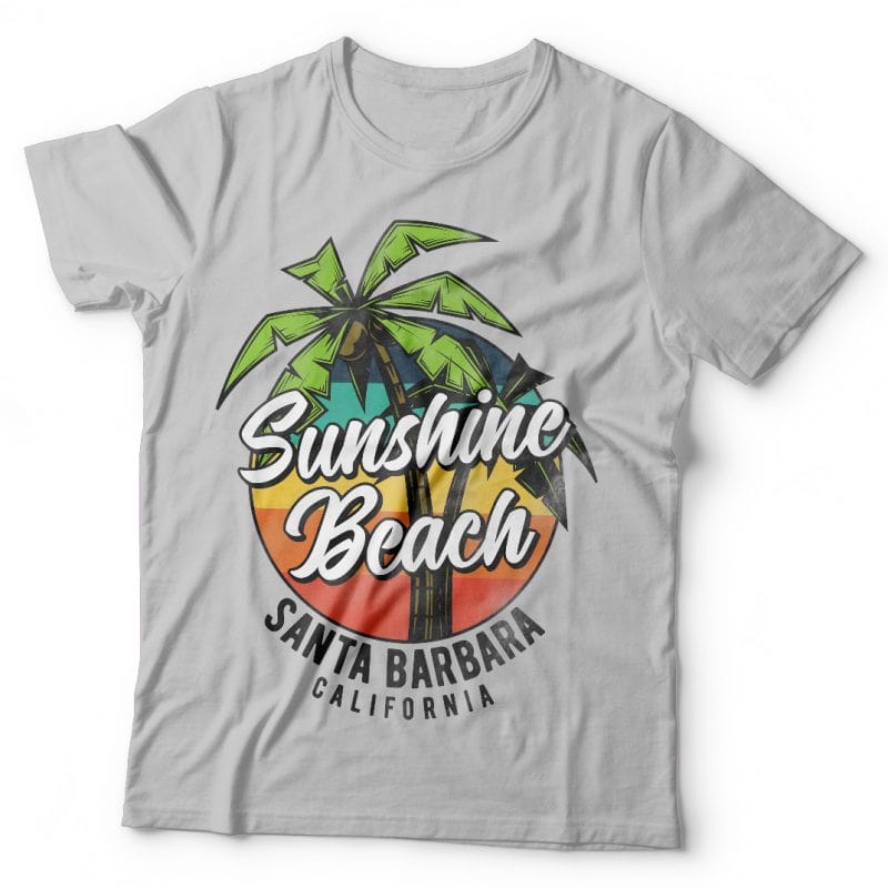 Sunshine Beach buy t shirt design