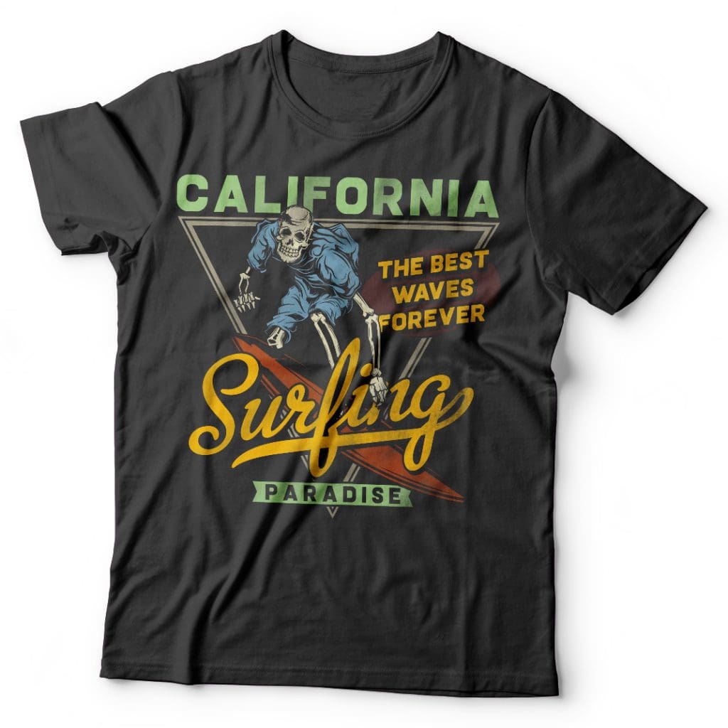 Surfing buy t shirt design