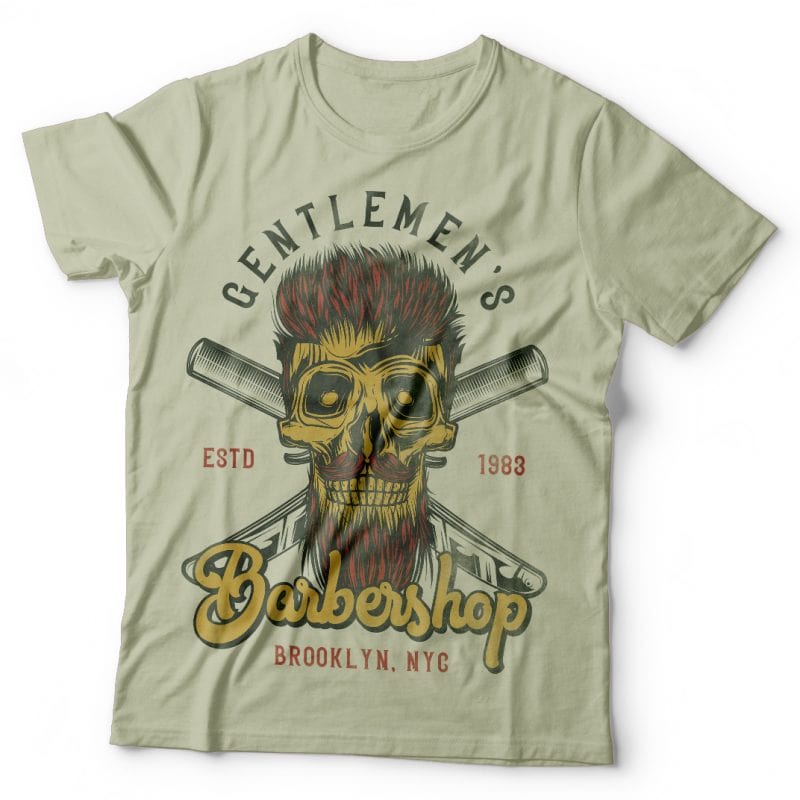 Barbershop t-shirt designs for merch by amazon