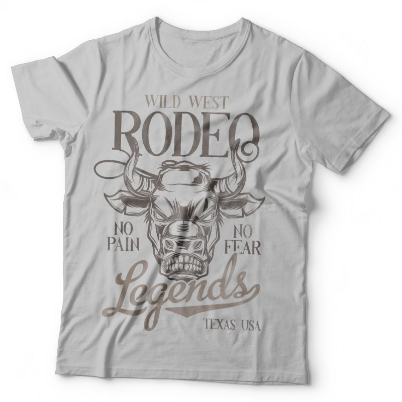 Wild west rodeo tshirt-factory.com