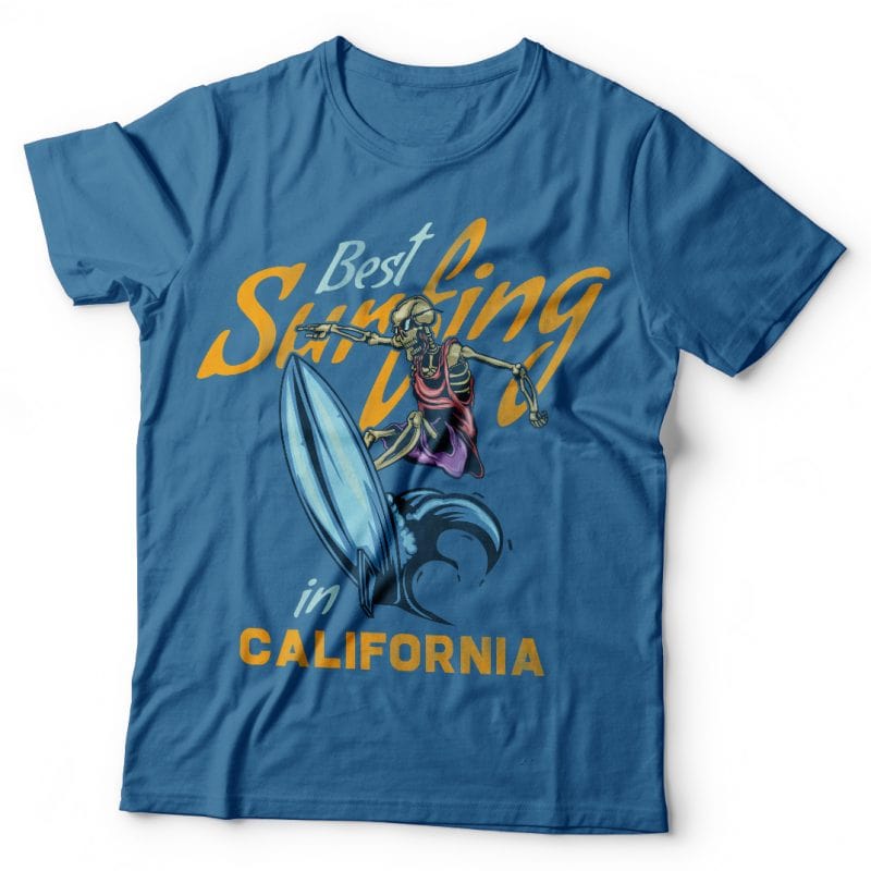 Best surfing t-shirt designs for merch by amazon