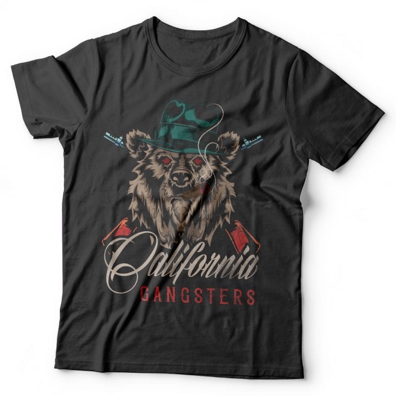 California gangsters buy t shirt designs artwork