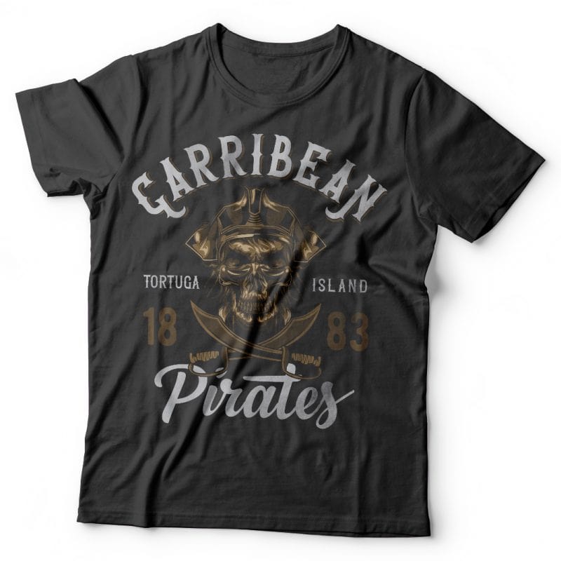 Caribbean pirates tshirt factory