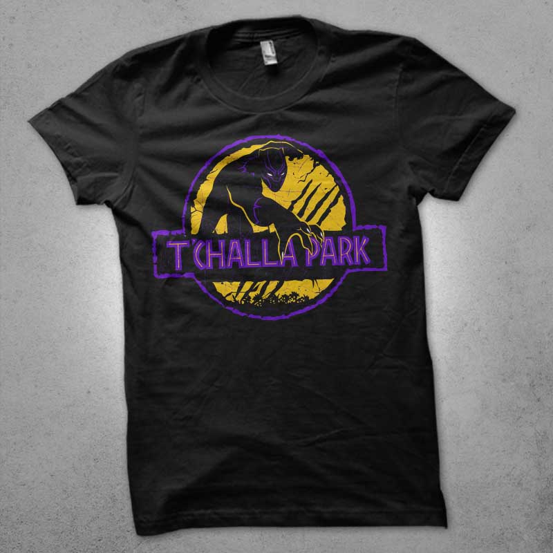 t’challa park t shirt designs for printful