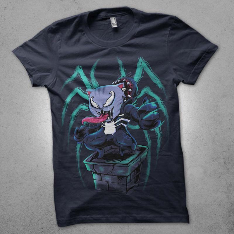 venomkitty tshirt design for sale