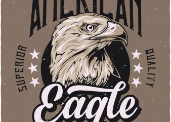 American eagle tshirt design for sale