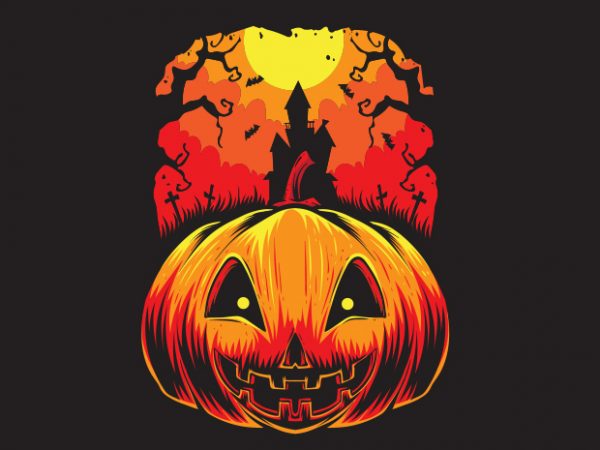 Halloween vector t shirt design for download