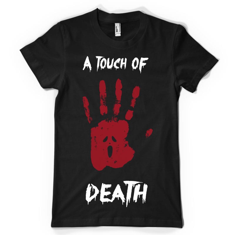 A touch of death tshirt design for sale