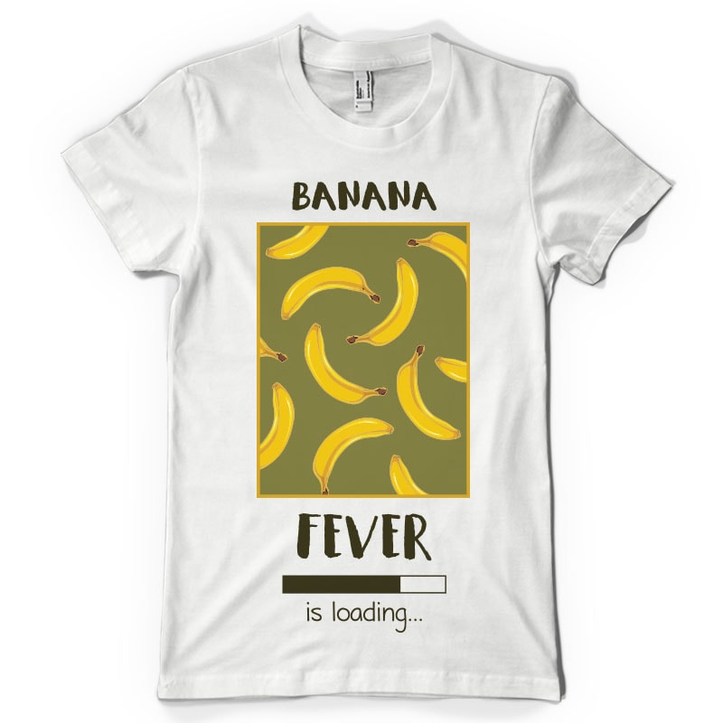 Banana fever t shirt designs for sale