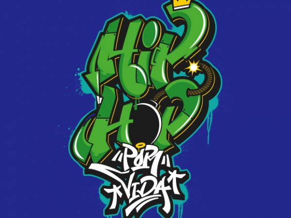 Hip hop art buy t shirt design artwork