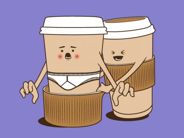 Coffee joke vector t shirt design artwork
