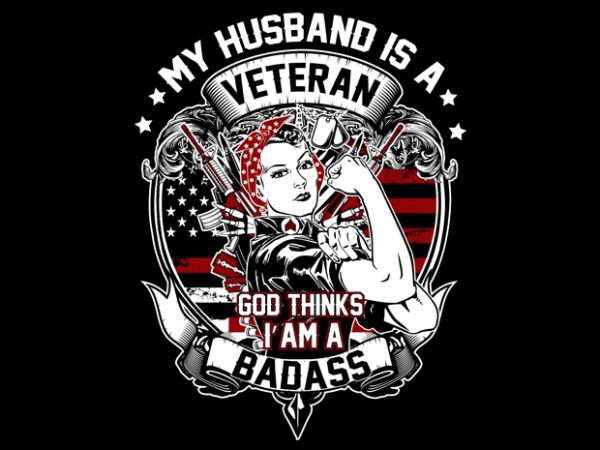 Veteran vector t-shirt design template Veteran vector t-shirt design template
