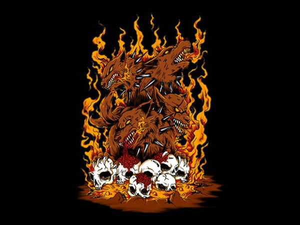 Wrath of carberus t shirt design to buy