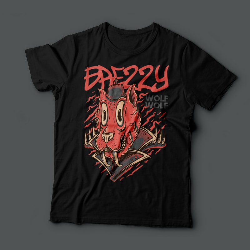 Brezzy t shirt designs for merch teespring and printful