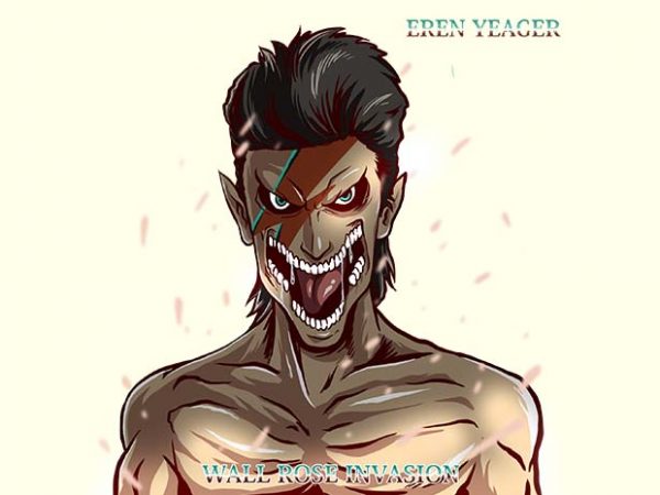 Eren berserk t shirt design for download