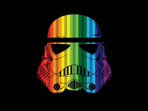 Rainbow Troopers vector t-shirt design Rainbow Troopers vector t-shirt design