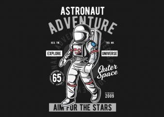 Astronaut Adventure buy t shirt design artwork