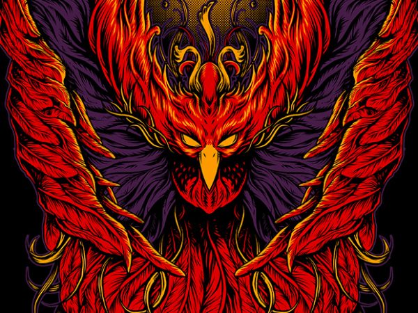 Phoenix t shirt design for purchase