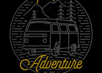 Adventure t-shirt design for sale