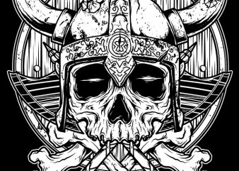 Skull Viking buy t shirt design