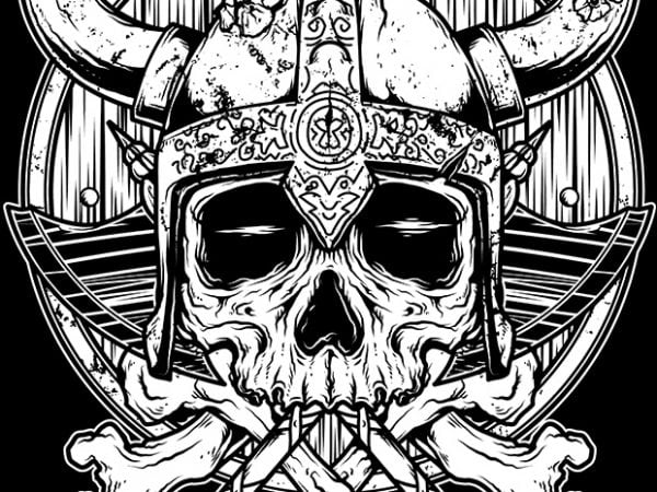 Skull viking buy t shirt design