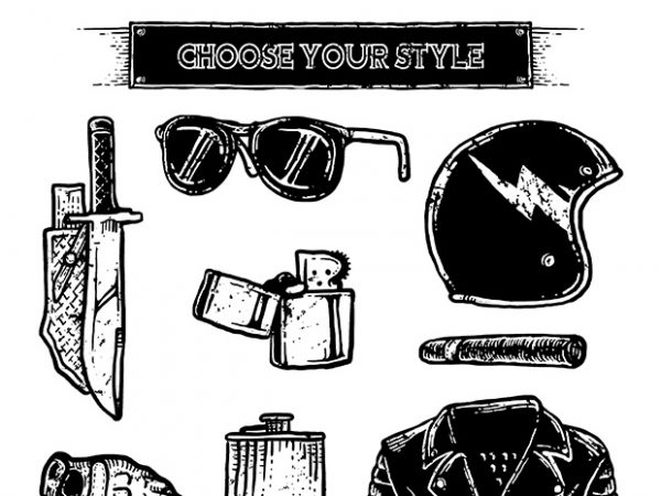 Choose Your Style vector t-shirt design Choose Your Style vector t-shirt design